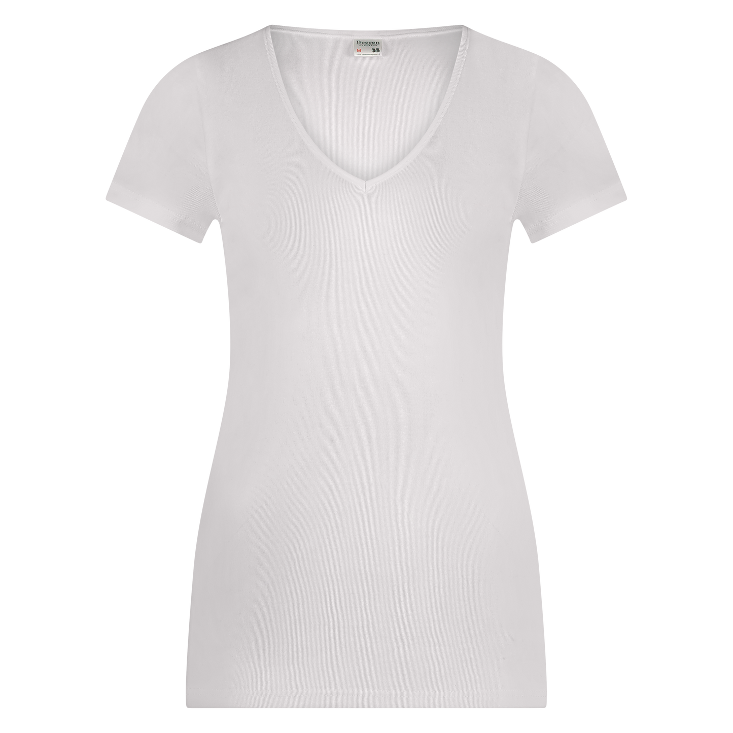 Beeren Bodywear - Dames Shirt Korte Mouw met V-Hals Linde