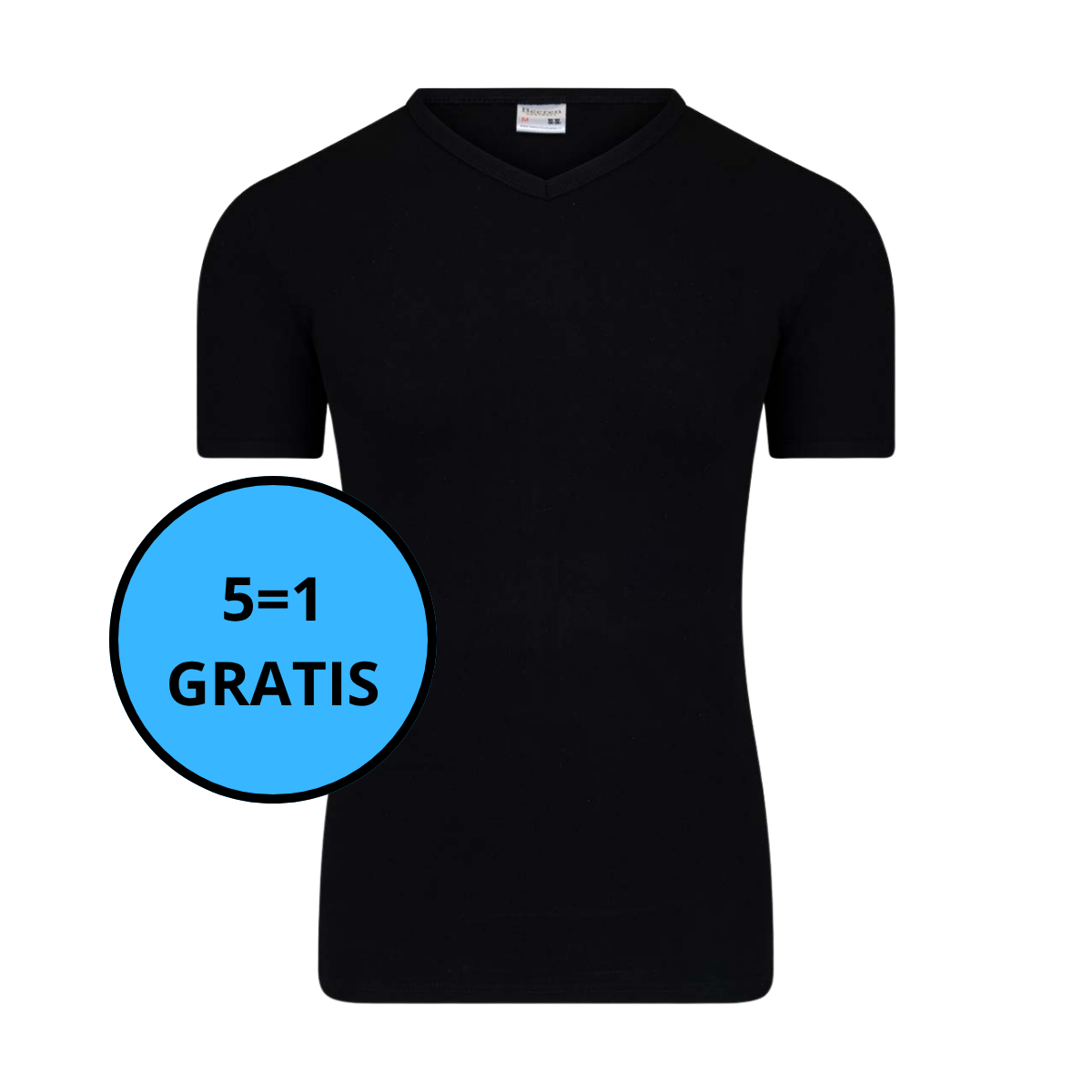 Beeren Bodywear - Heren shirt met V-Hals Lars 5+1 GRATIS