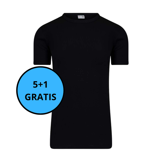 Beeren Bodywear - Heren Shirt Korte Mouw Jens 5+1 GRATIS