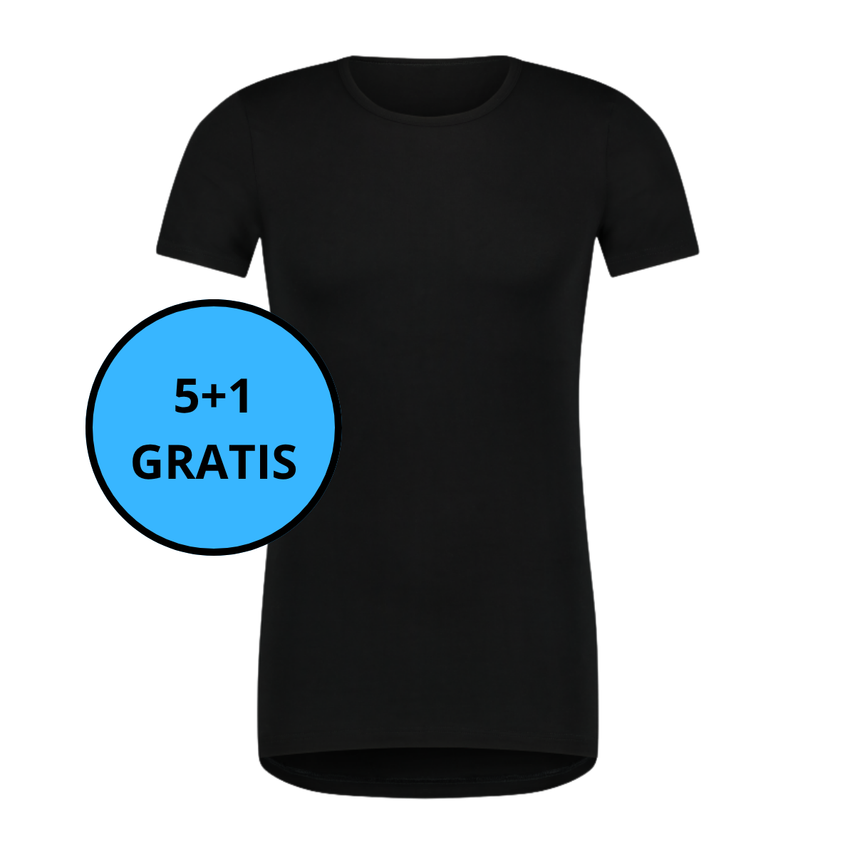 Beeren Bodywear -TENCEL™ Heren Shirt Ronde Hals Ties 5+1 GRATIS