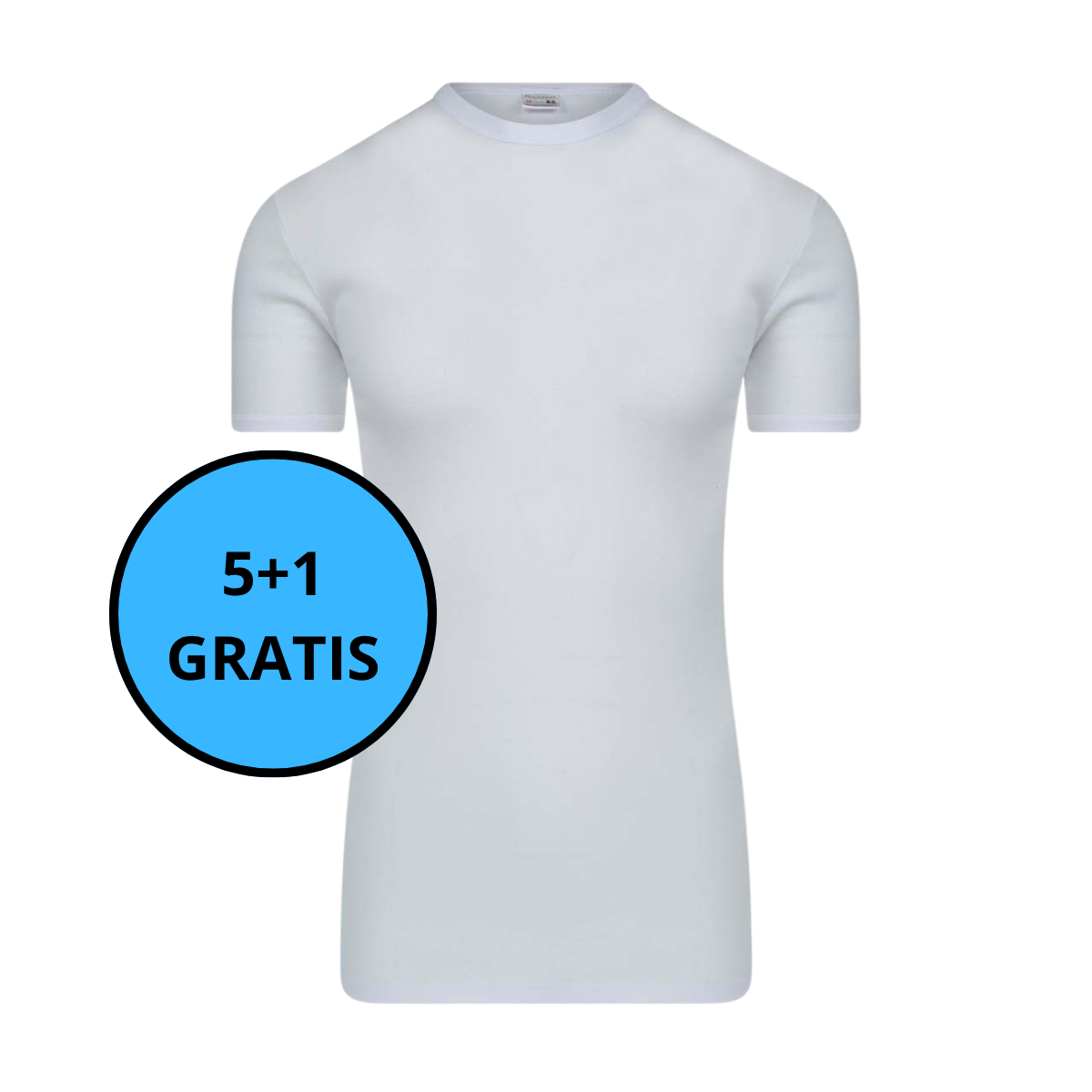 Beeren Bodywear - Heren Shirt EXTRA LANG Ronde Hals Joep 5+1 GRATIS
