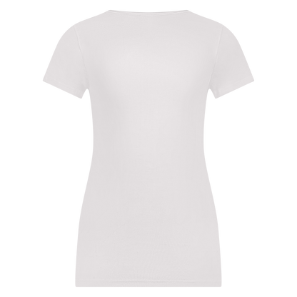 Beeren Bodywear - Dames Shirt Korte Mouw met V-Hals Linde