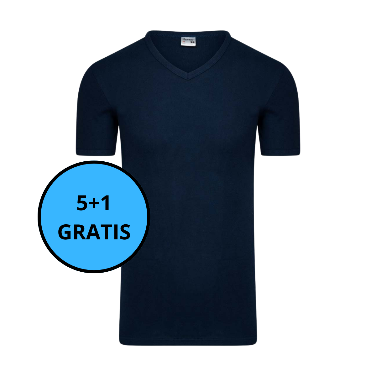 Beeren Bodywear - Heren Shirt EXTRA LANG met V-Hals Owen 5+1 GRATIS