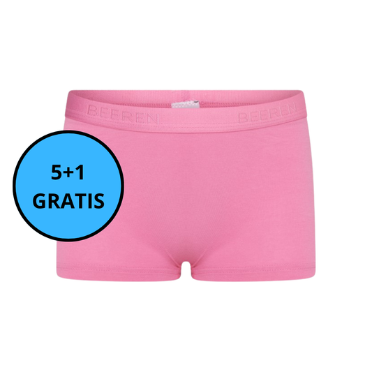 Beeren Bodywear - Meisjes Boxershort Naomi 2-Pack 5+1 GRATIS