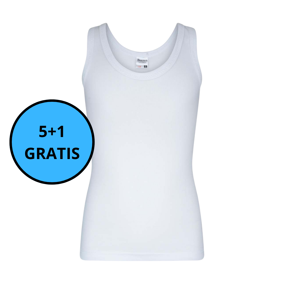 Beeren Bodywear - Meisjes hemd Patricia 5+1 GRATIS