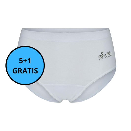 Beeren Bodywear - Briljant Dames Slip Heup Julia Wit 2-Pack 5+1 GRATIS