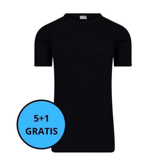 Beeren Bodywear - Heren Shirt EXTRA LANG Ronde Hals Joep 5+1 GRATIS