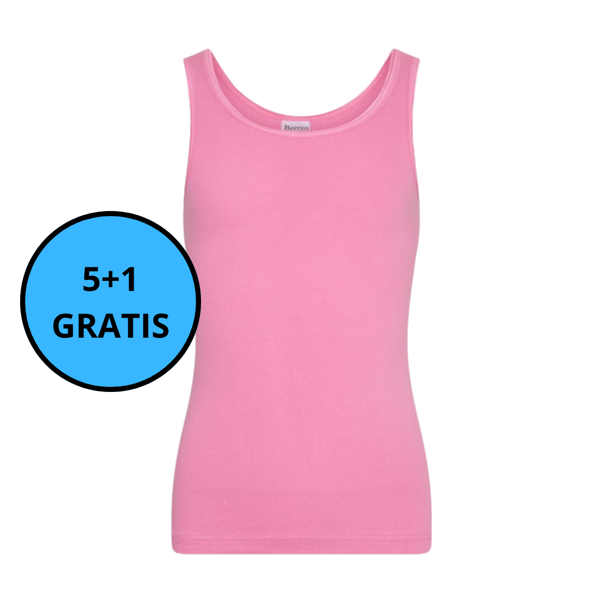 Beeren Bodywear - Meisjes Hemd Comfort Cotton Lena 5+1 GRATIS