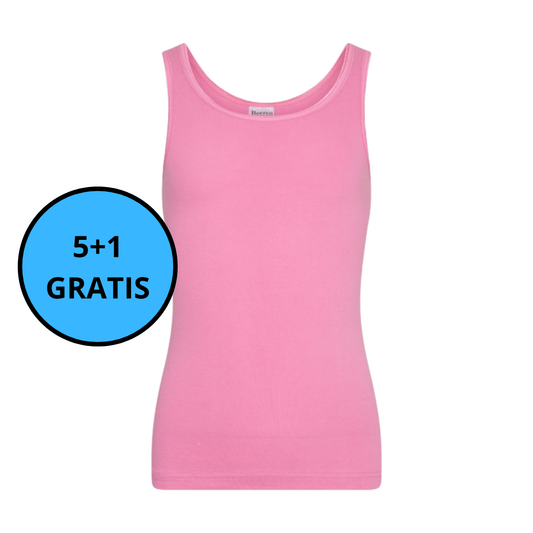 Beeren Bodywear - Meisjes Hemd Comfort Cotton Lena 5+1 GRATIS