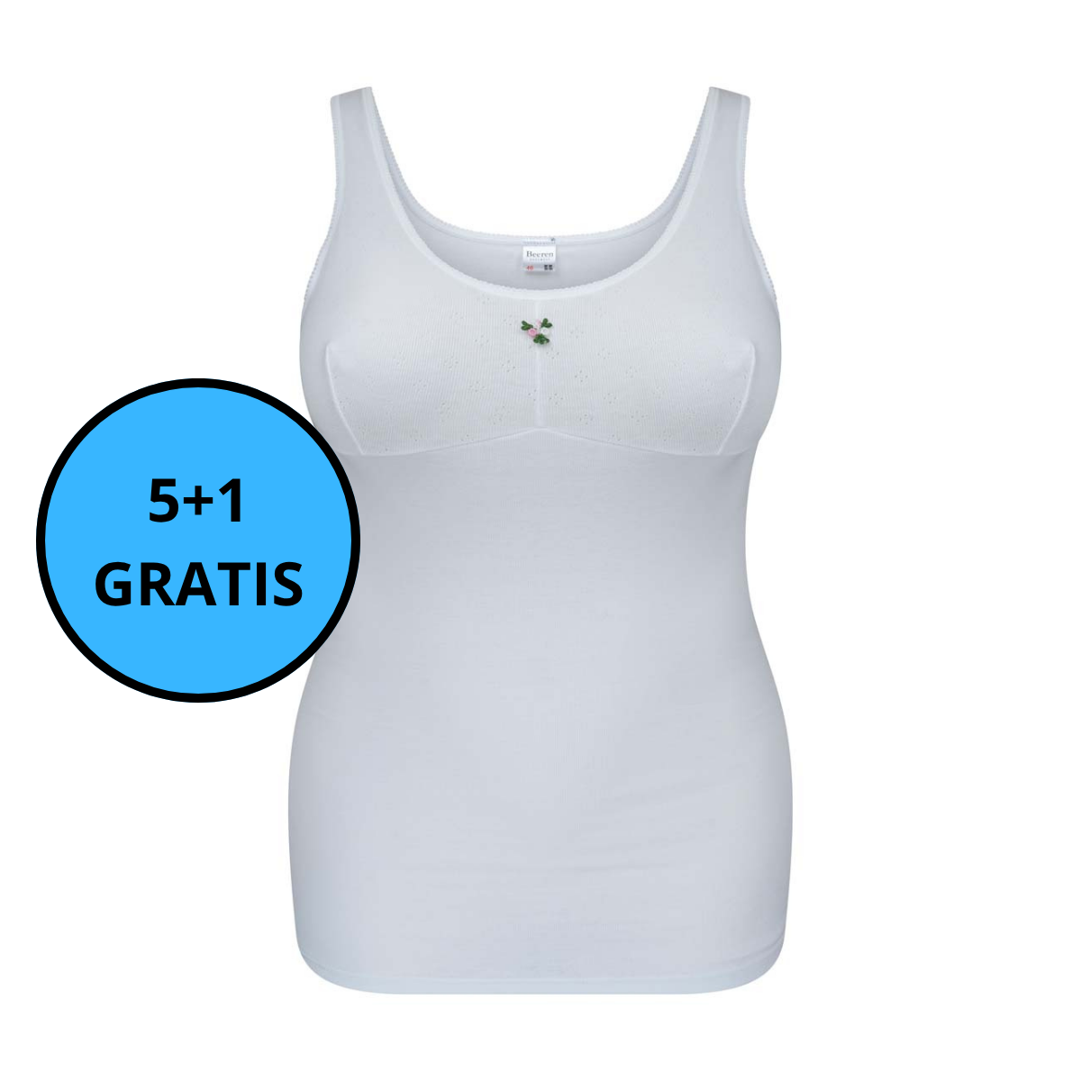 Beeren Bodywear - Dames Hemd Jacqeuline 5+1 GRATIS