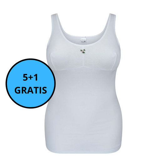 Beeren Bodywear - Dames Hemd Jacqeuline 5+1 GRATIS
