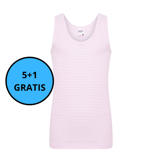 Beeren Bodywear - Meisjes Hemd Cindy 5+1 GRATIS