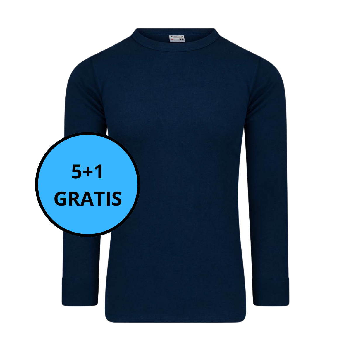 Beeren Bodywear - Heren Shirt Lange Mouw Mick 5+1 GRATIS
