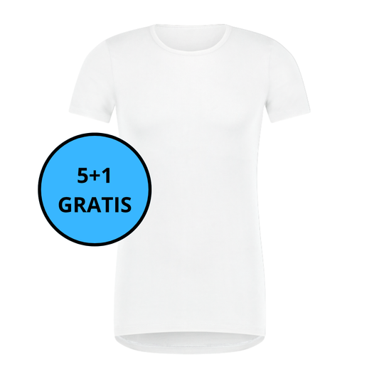 Beeren Bodywear -TENCEL™ Heren Shirt Ronde Hals Ties 5+1 GRATIS