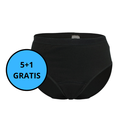 Beeren Bodywear - Menstruatie Maxi Slip Regular Flow Sara 5+1 GRATIS