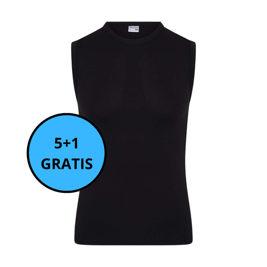 Beeren Bodywear - Heren Mouwloos Shirt Jurre 5+1 GRATIS