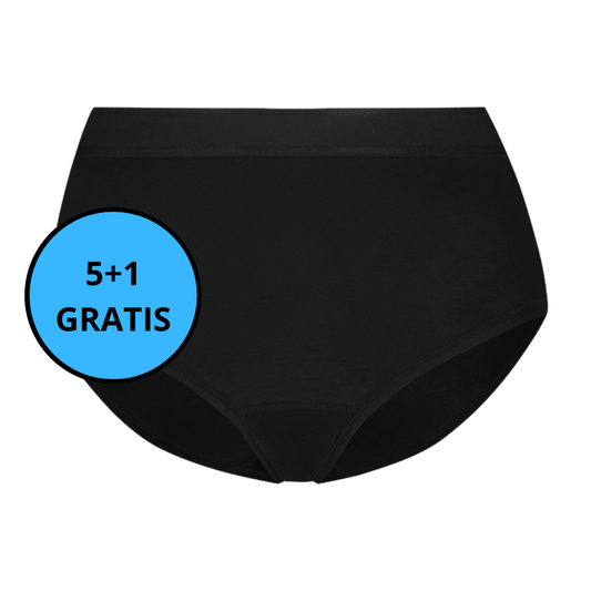 Beeren Bodywear - Green Comfort Dames Midi Slip Saar 5+1 GRATIS