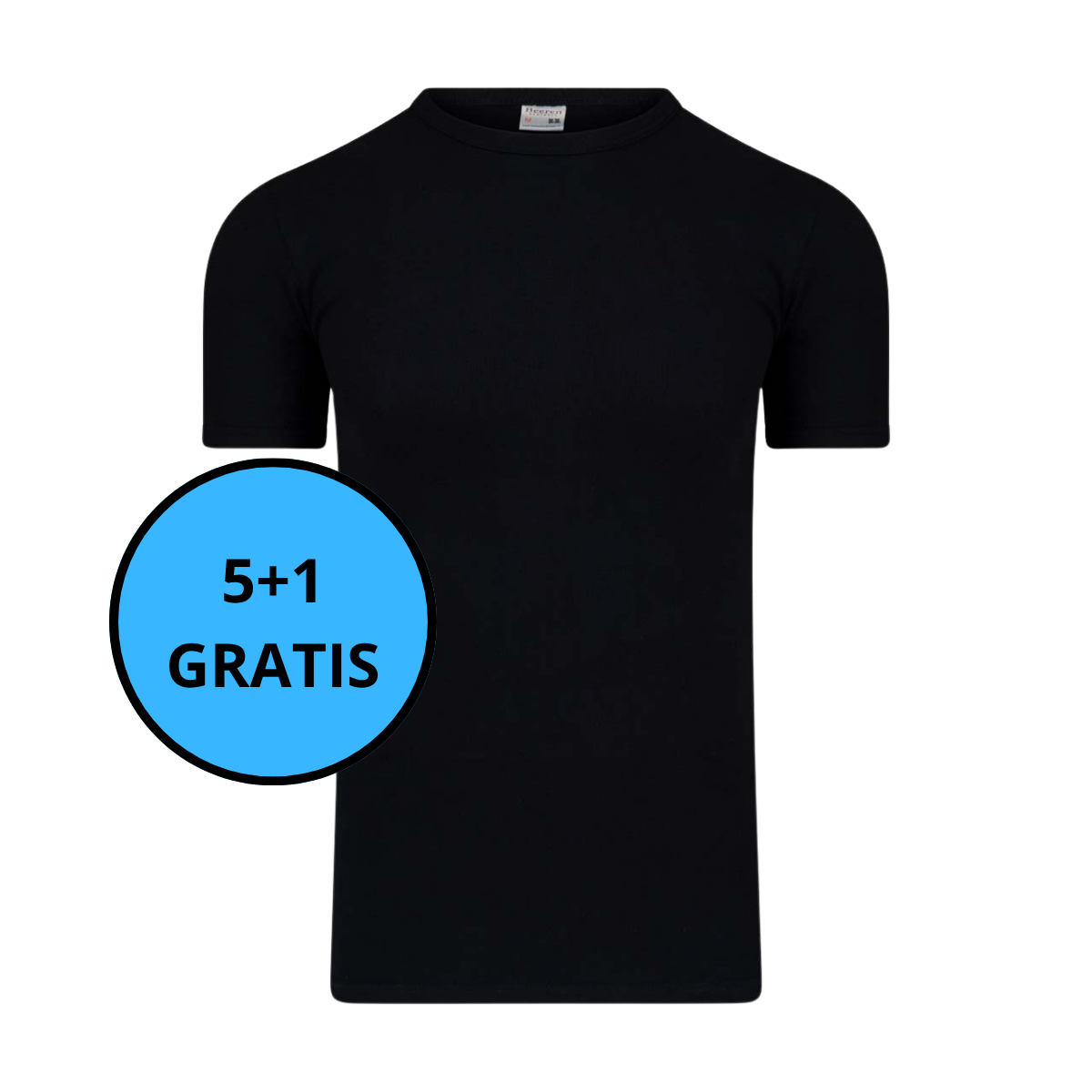 Beeren Bodywear - Heren Shirt Ronde Hals Jan 5+1 GRATIS