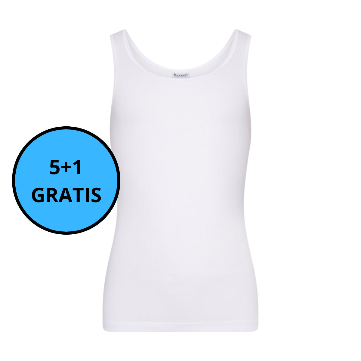 Beeren Bodywear - Meisjes Hemd Comfort Cotton Lena 5+1 GRATIS