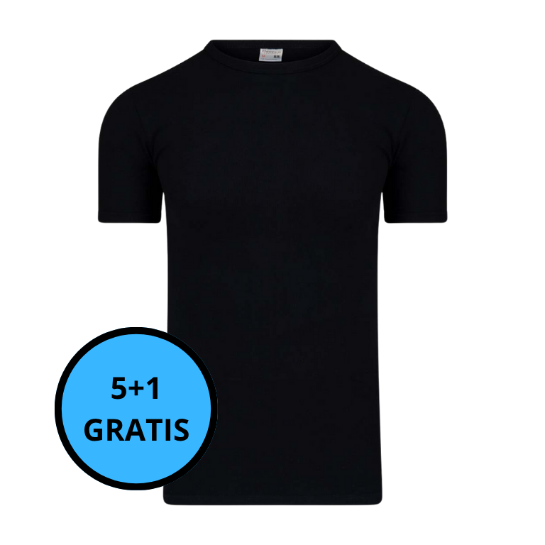 Beeren Bodywear - Heren Shirt Ronde Hals Jan 5+1 GRATIS