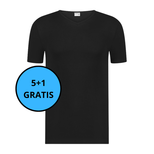 Beeren Bodywear - TENCEL™ Heren Shirt V-Hals Vince 5+1 GRATIS