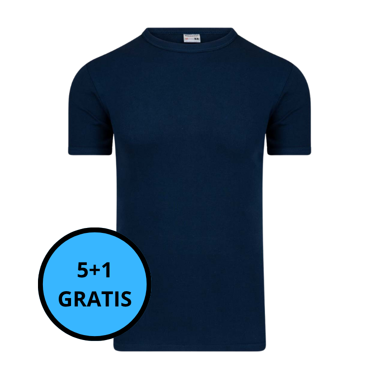Beeren Bodywear - Heren Shirt Ronde Hals Jan 5+1 GRATIS