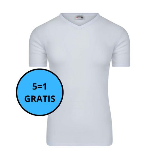 Beeren Bodywear - Heren shirt met V-Hals Lars 5+1 GRATIS