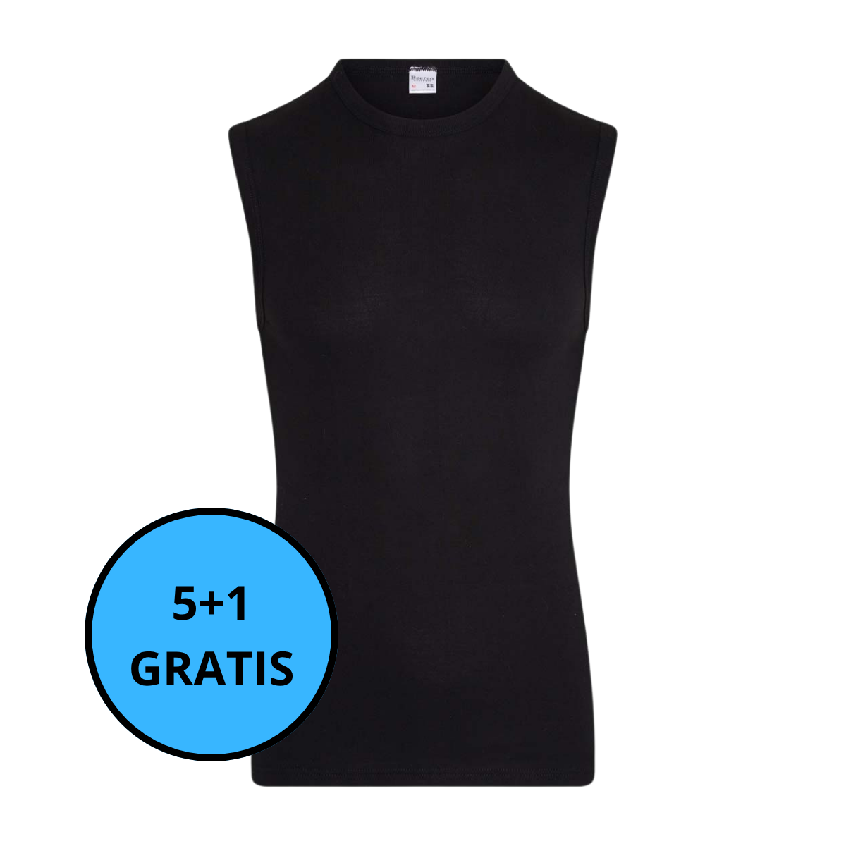 Beeren Bodywear - Mouwloos shirt EXTRA LANG Stijn 5+1 GRATIS