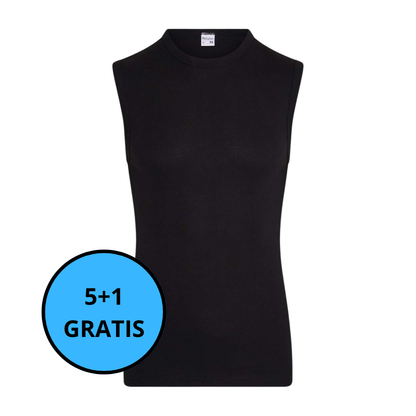 Beeren Bodywear - Mouwloos shirt EXTRA LANG Stijn 5+1 GRATIS