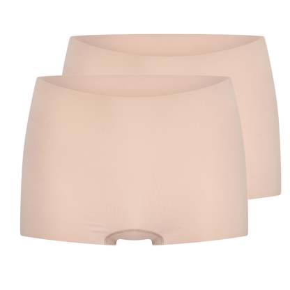 Beeren Bodywear - Naadloos (invisible) Dames Short Laura 2-Pack